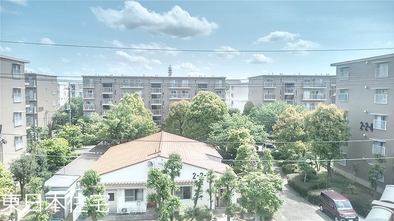 吾妻北第１住宅 眺望写真
