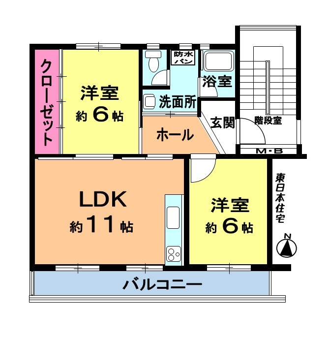 加良部中央住宅 間取図・土地図