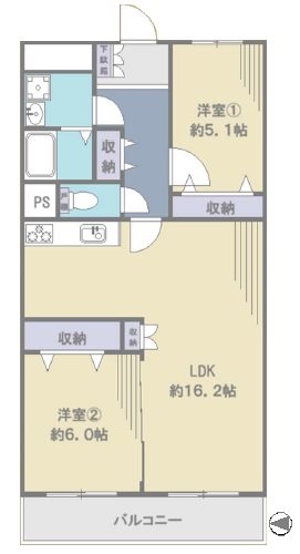 ハイラーク浦和 間取図・土地図