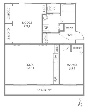 港南台めじろ団地 間取図・土地図