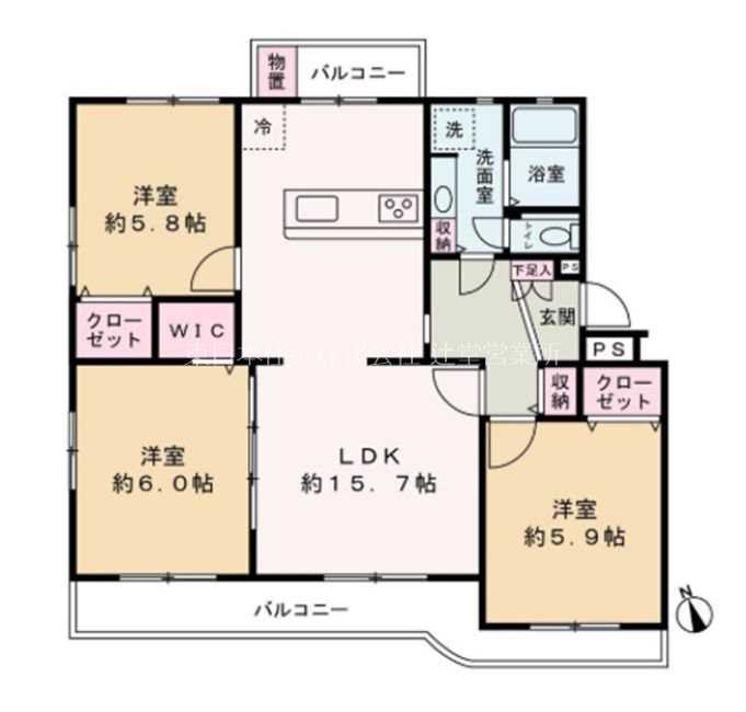 湘南小糸第一住宅 間取図・土地図