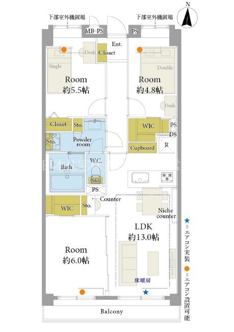 ライオンズマンション湘南辻堂第２ 間取図・土地図