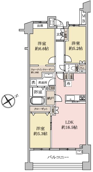 グランヒルズ西葛西 間取図・土地図