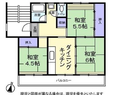 芝山団地    間取図・土地図