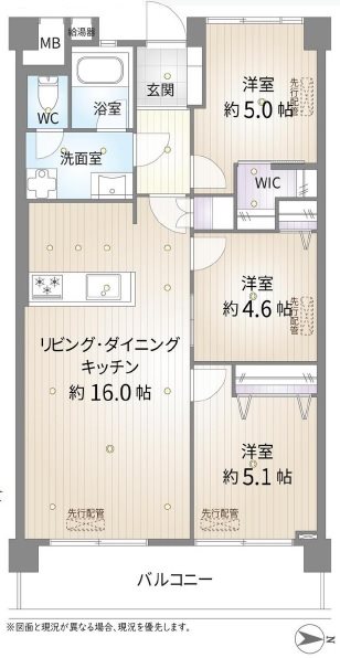 なぎさニュータウン７号棟 間取図・土地図