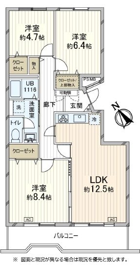 西原グリーンハイツ 間取図・土地図