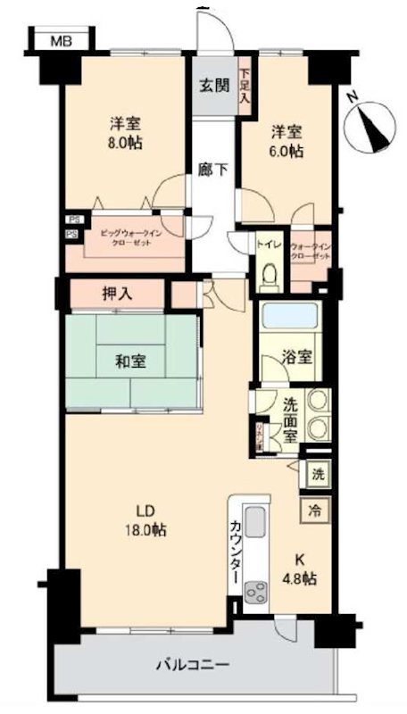 レイディアントシティ向ヶ丘遊園 間取図・土地図