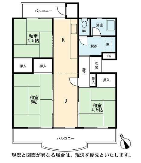 港南台つぐみ団地 間取図・土地図