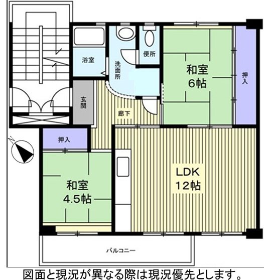 みさと団地8街区 間取図・土地図