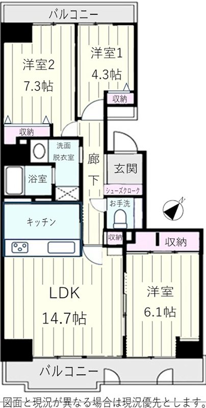 パークフィールドみさとテラ・ウエスト5街区2号館 間取図・土地図