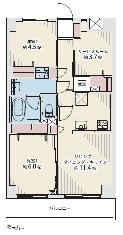 ダイアパレス杉田第３ 間取図・土地図
