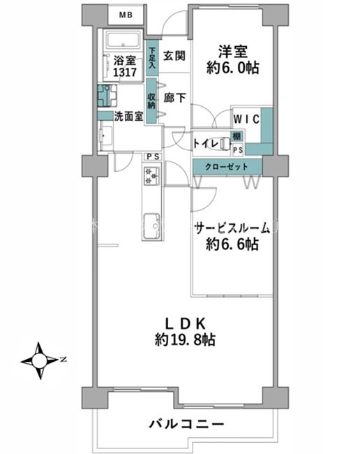 シャルマンコーポ湘南ライフタウン 間取図・土地図