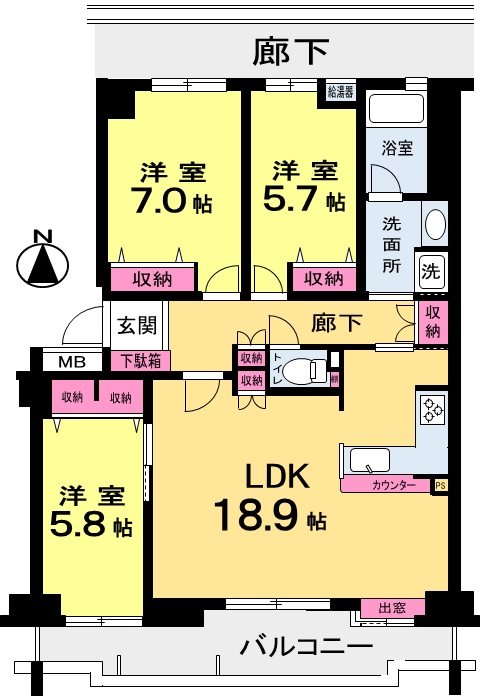 ライフブロード西白井 間取図・土地図