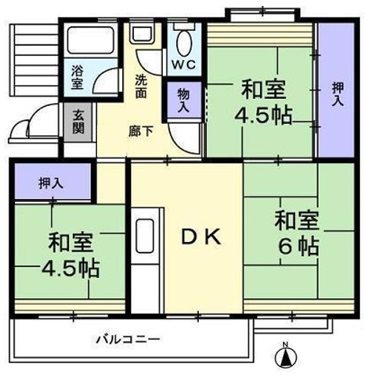 新栄町団地（2街区） 間取図・土地図