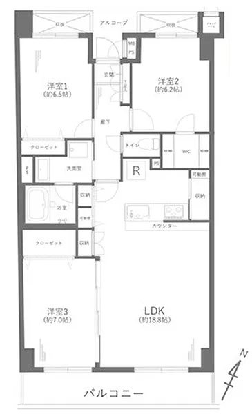 ベルヴィル杉田Ⅲ 間取図・土地図