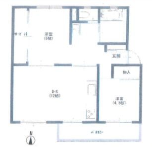 川和団地 間取図・土地図