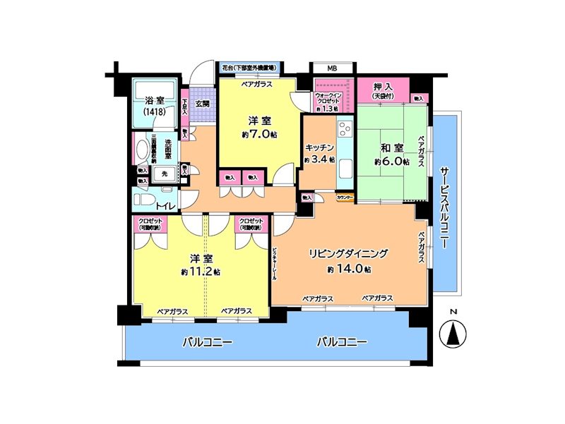 ミサワホームズ千葉桜台 間取図・土地図