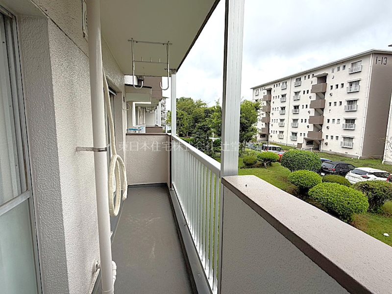 大正団地 現地写真（バルコニー）