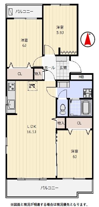 並木2丁目第6住宅 6号棟 間取図・土地図
