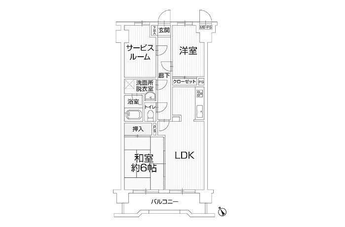 クリオ戸塚参番館 間取図・土地図