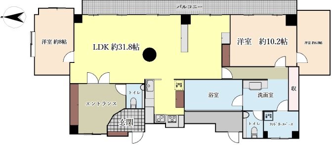 ランドステージ西葛西 間取図・土地図