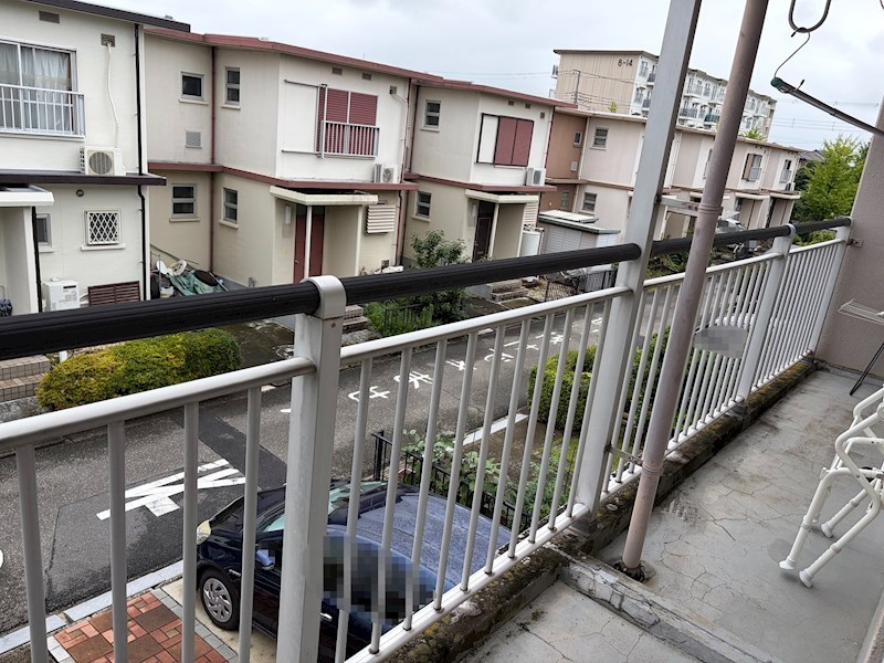 吹上団地テラスハウス 現地写真（バルコニー）