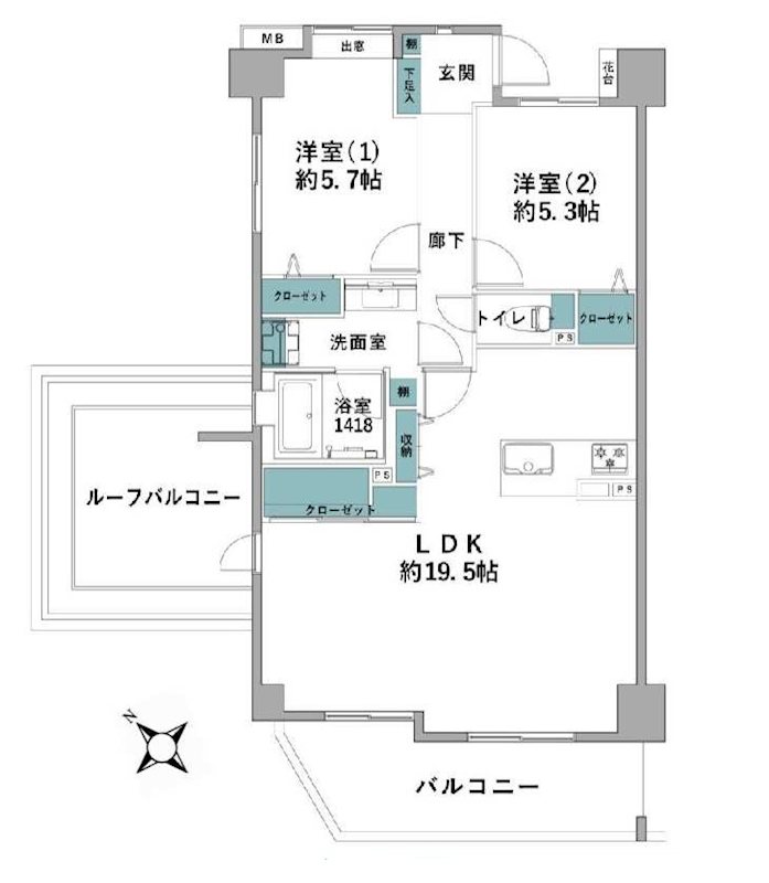 アーバンフォレスト柿生 間取図・土地図