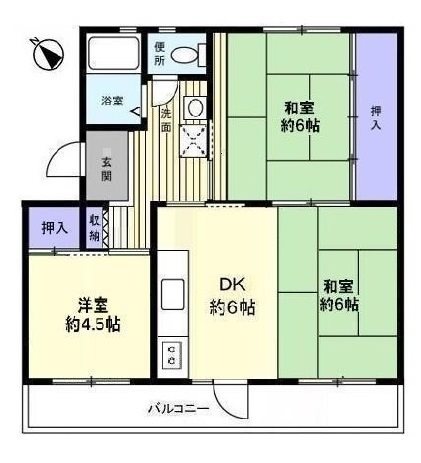 高津団地5街区（高津） 間取図・土地図