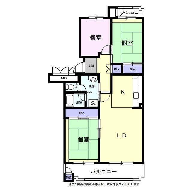 グリーンメゾン南大沢３－１３ 間取図・土地図