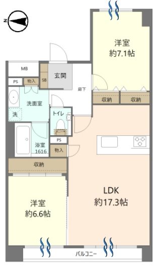 ラフィーネハイツ 間取図・土地図