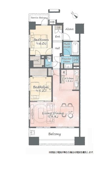 カテリーナ東京ベイコスタヴィアーレ 間取図・土地図