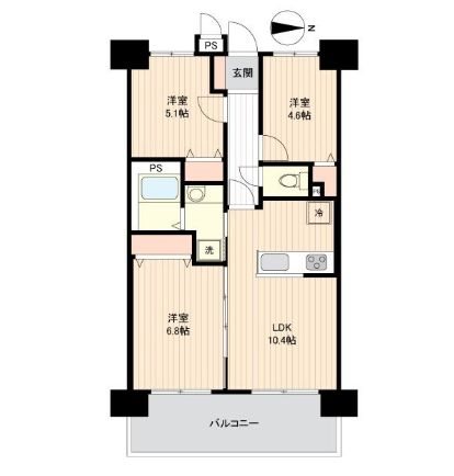 ライオンズガーデン橋本 間取図・土地図