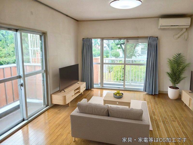 厚木そりだハイツ 同仕様写真（リビング）