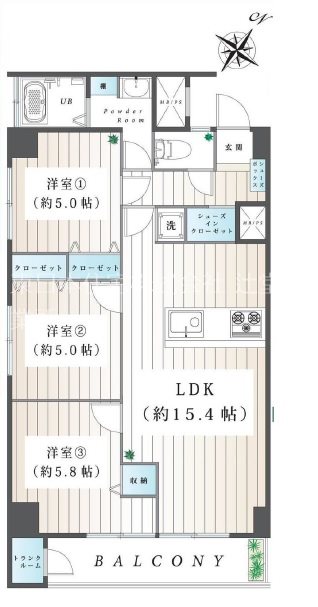 市ドリームハイツ 間取図・土地図