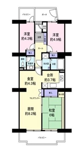 取手中央タウン 間取図・土地図