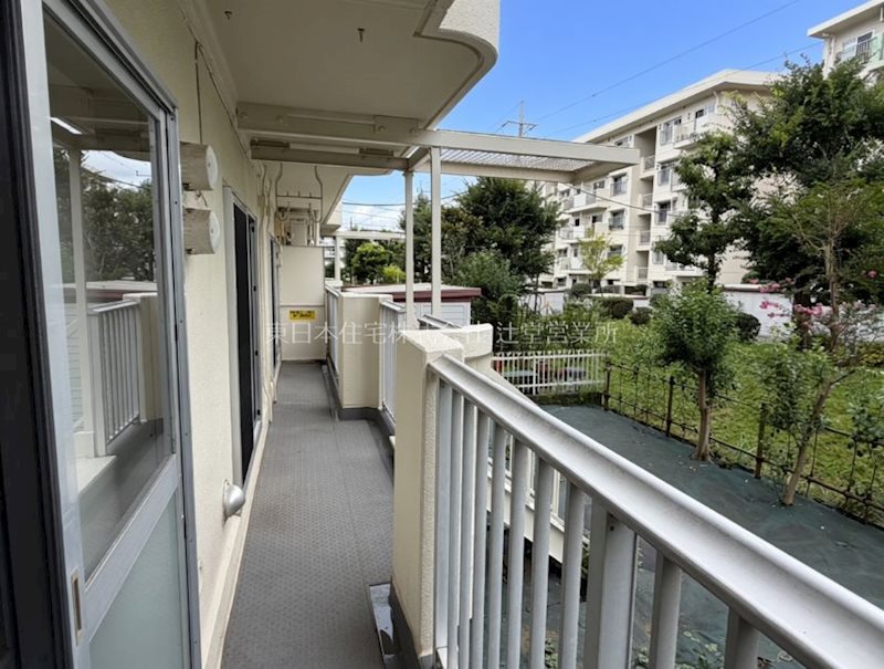羽根沢第一住宅 現地写真（バルコニー）