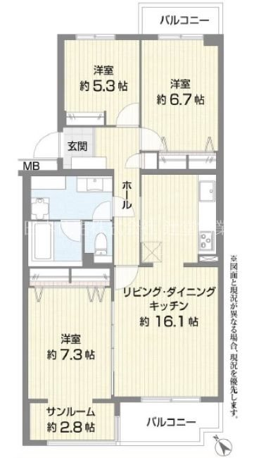 ライトタウン茅ヶ崎 間取図・土地図