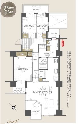 エステ・シティ湘南六浦壱番館 間取図・土地図