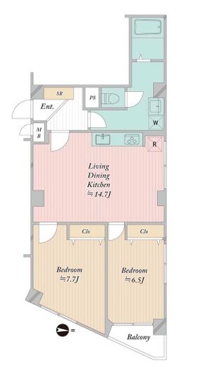 ライネスハイム柏 間取図・土地図