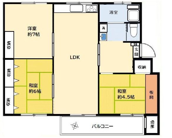 高根台団地  間取図・土地図