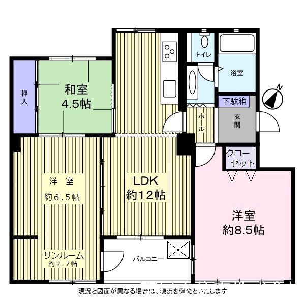 汐見台第12住宅 間取図・土地図