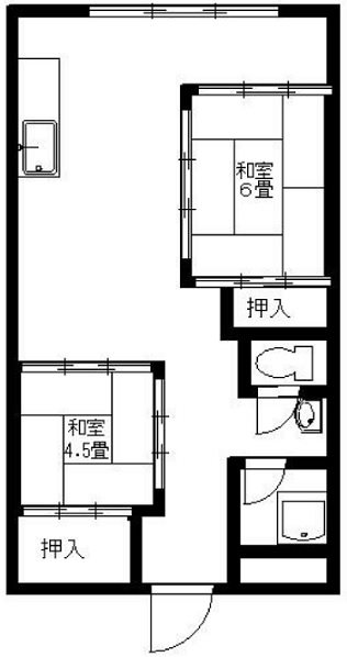 亀戸二丁目団地７号棟 間取図・土地図