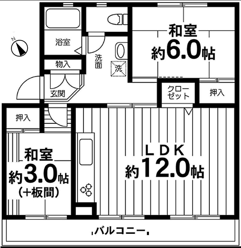 永山団地 間取図・土地図