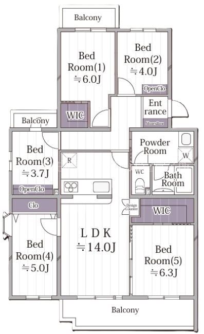 ライトタウン茅ヶ崎 間取図・土地図