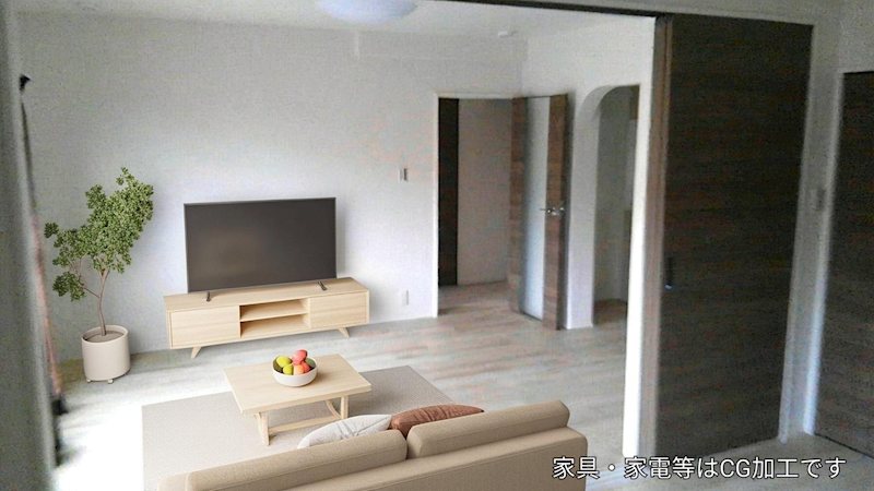 豊ヶ丘団地2-1 内観写真（リビング）