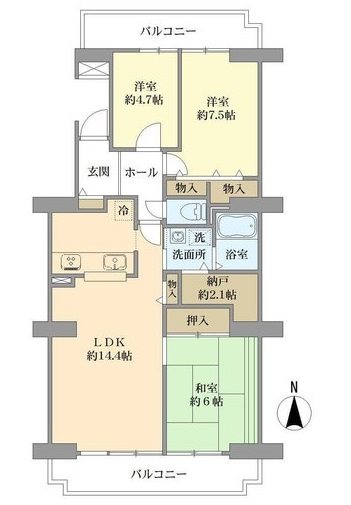 シーアイハイツ町田 間取図・土地図