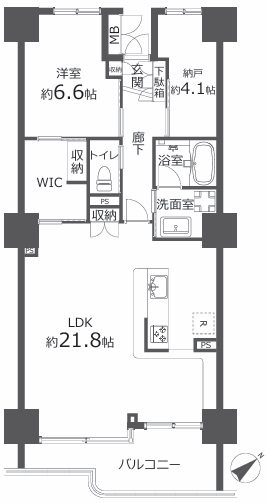 谷塚コリーナ・ライオンズタワー谷塚 間取図・土地図