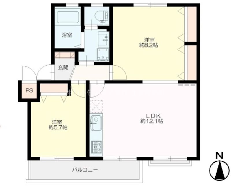 辻堂海岸団地 間取図・土地図