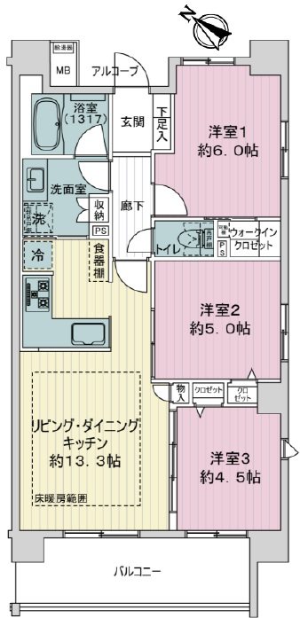 エクセレントスクエア市川行徳 間取図・土地図