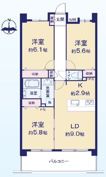 アリュージュ東川口 間取図・土地図